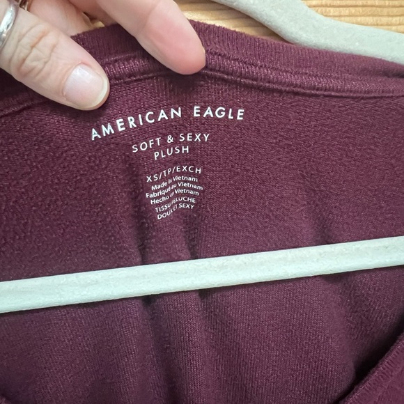 American Eagle Soft & Sexy Plush Long Sleeve - Picture 3 of 4